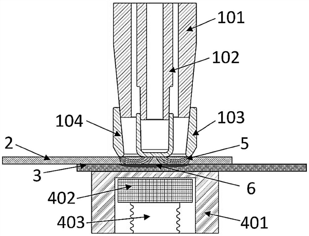 Aluminum alloy and steel optimized welding method based on magnetic control resistance spot welding