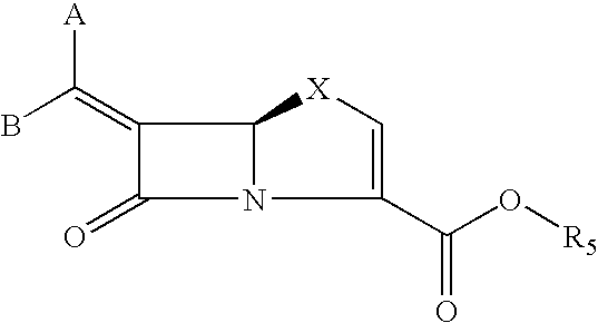 Tricyclic 6-alkylidene-penems as class-D beta-lactamases inhibitors