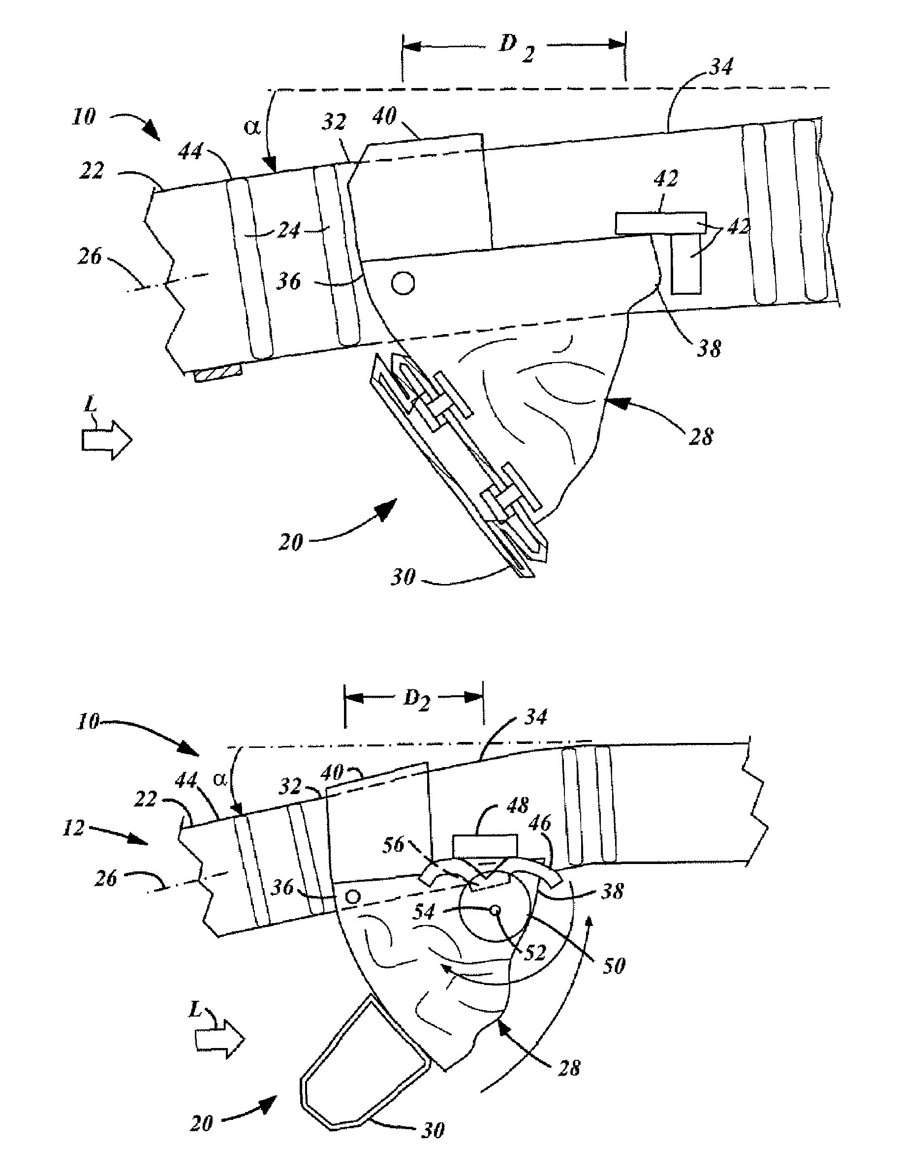 Energy-absorbing underrun protection system for a vehicle