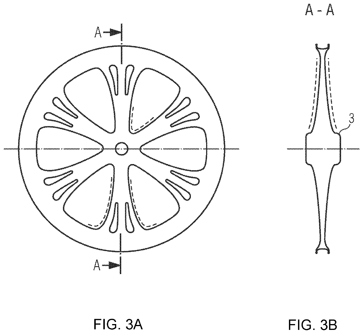 Integrally injection molded wheel with high stability