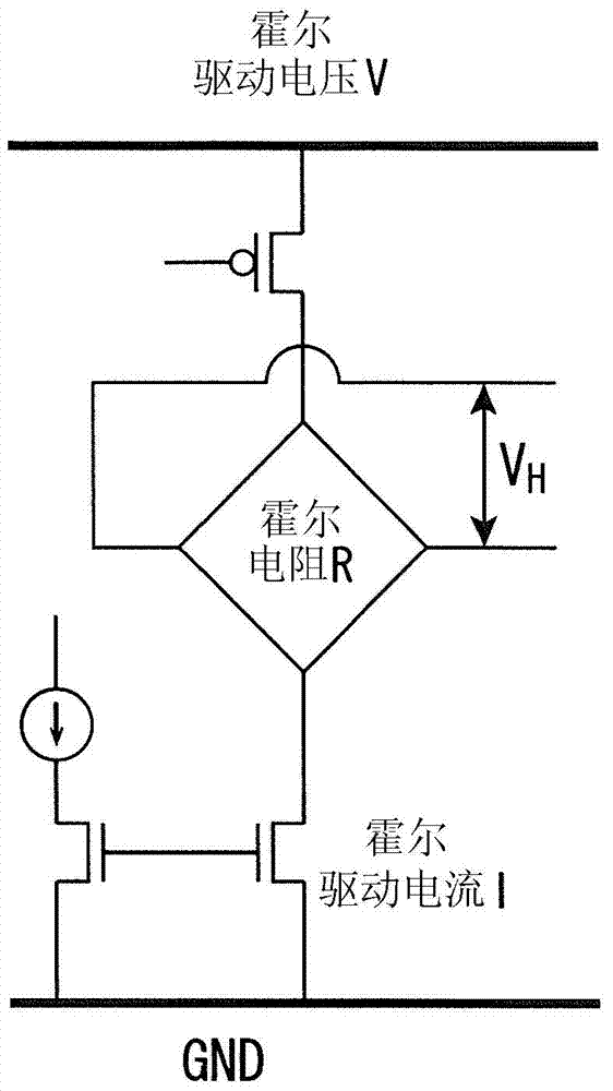 Hall electromotive force correction device and hall electromotive force correction method