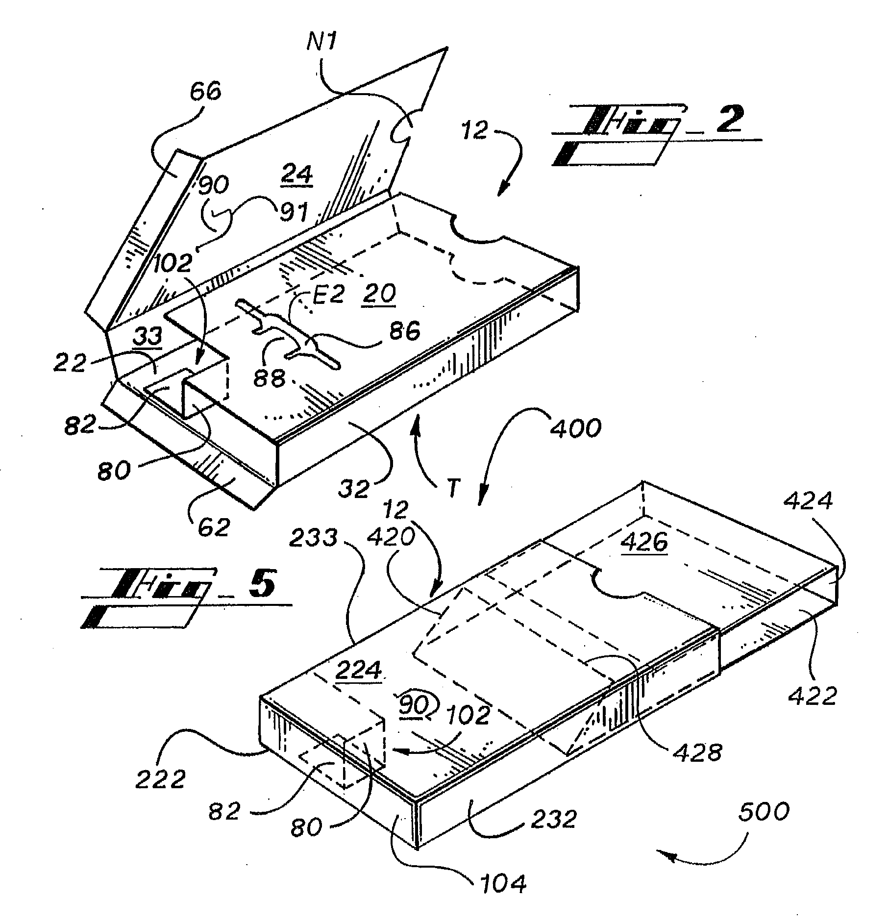Packaging system with an improved lock and release mechanism
