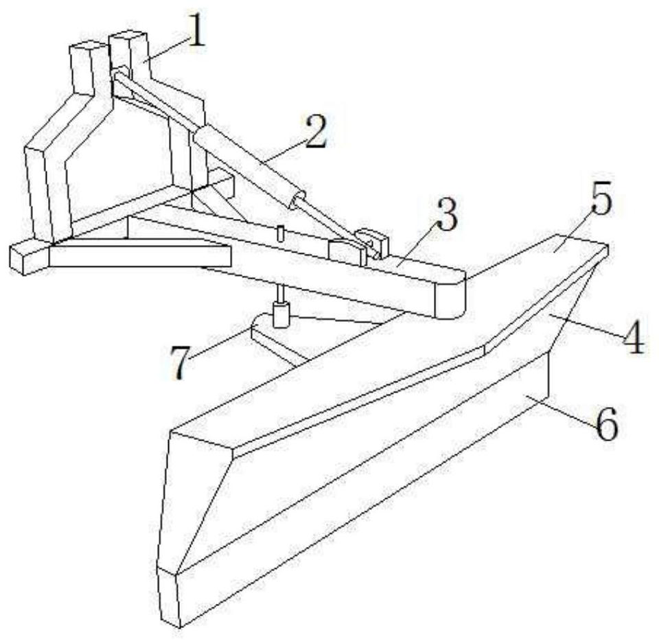 Agricultural land leveler scraping device