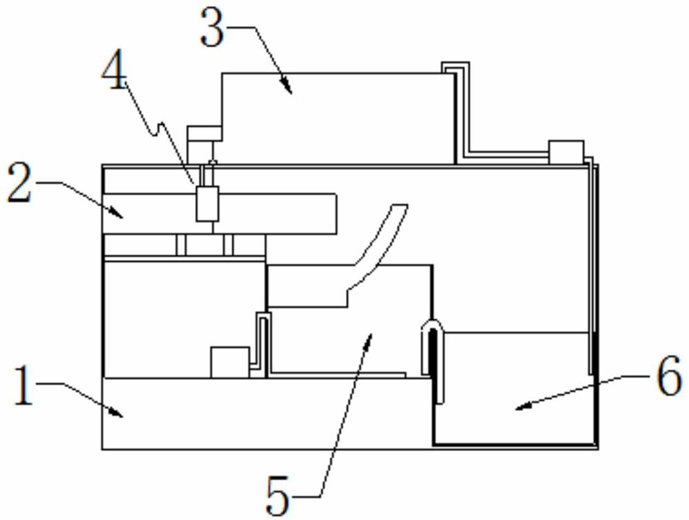 An acid mine wastewater treatment device for energy saving and emission reduction