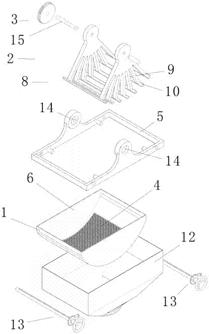 A non-contact swing granulation device for materials and bearings