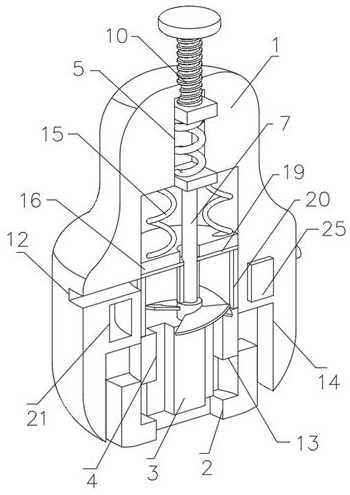 Overflow valve mechanism with self-cleaning function