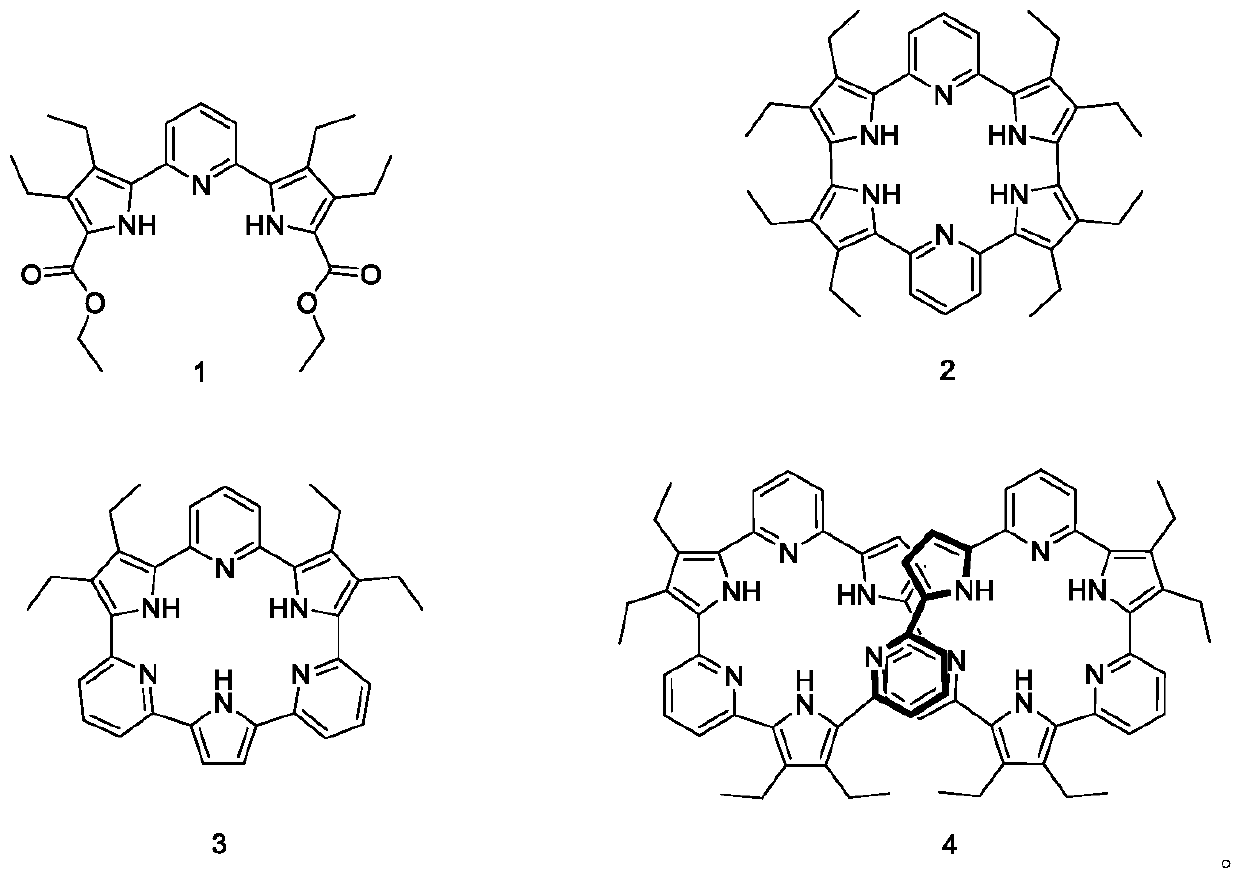 Post-treatment purification method of pyrrole-pyridine-pyrrole compound