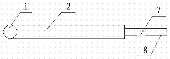 Bending device for single-strand wire