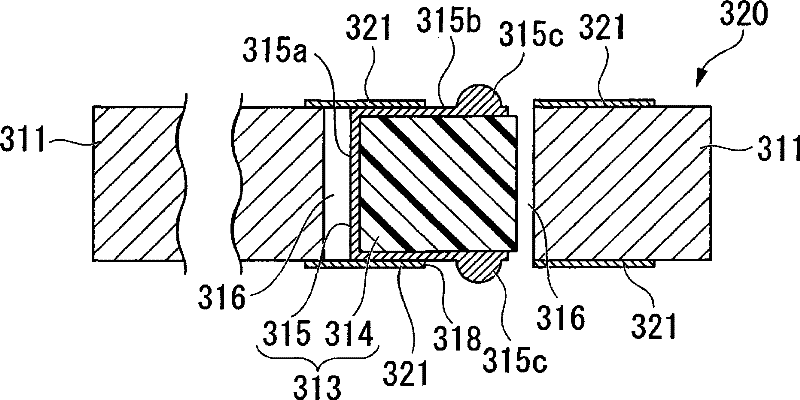 Socket contact terminal and semiconductor device