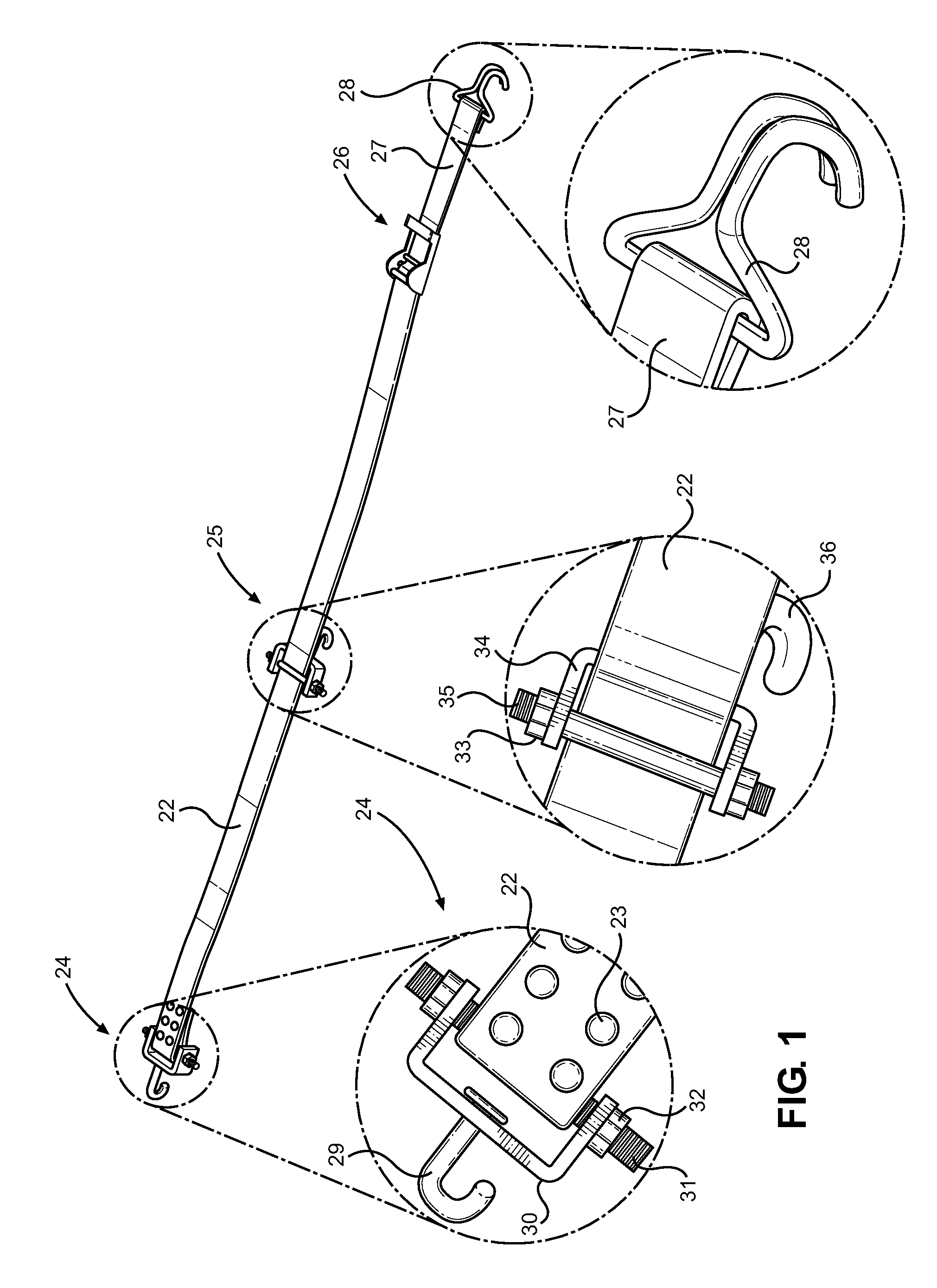 Vehicle Wheel Strap for Auto Carriers