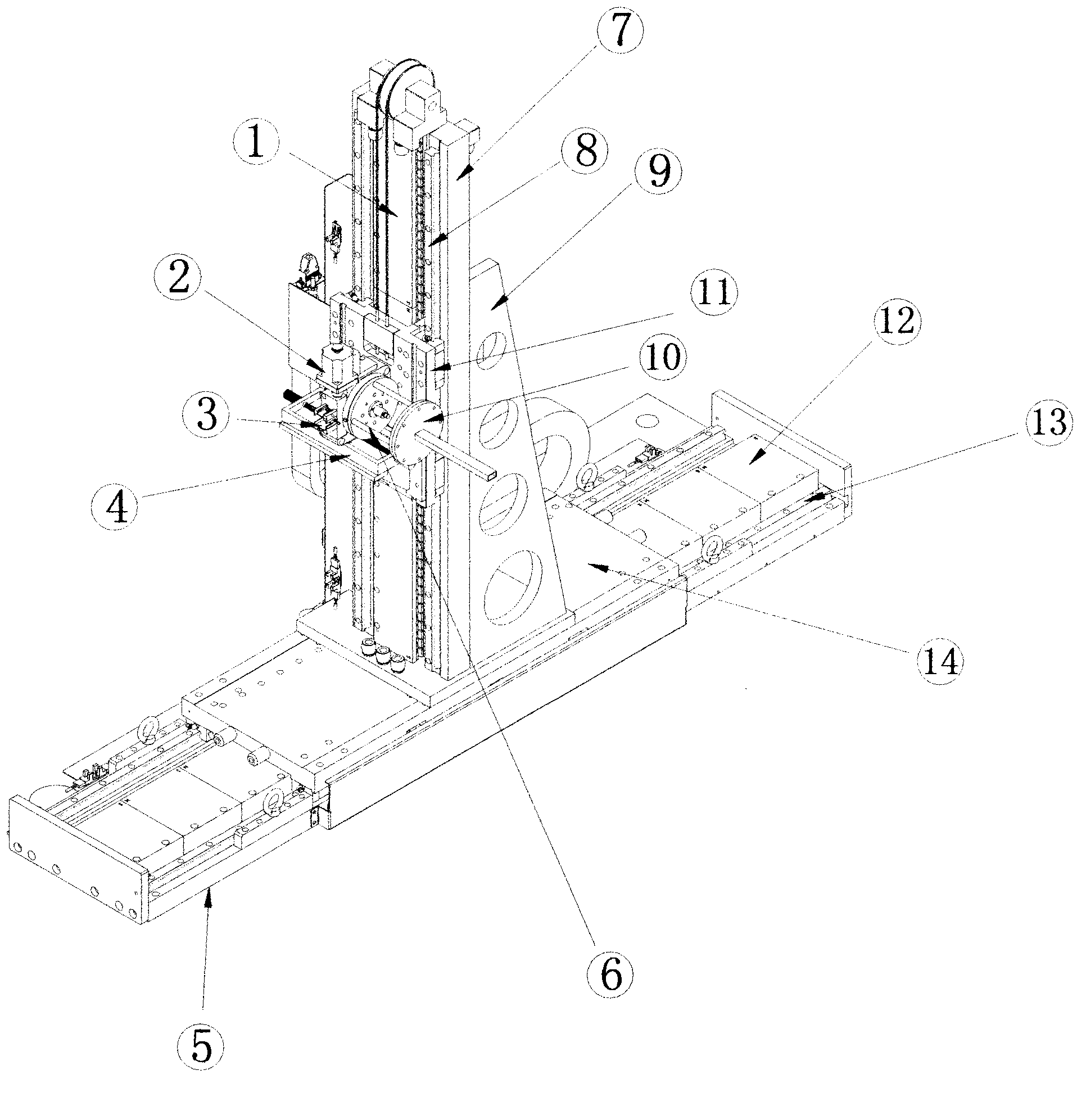 Antenna plane near-field test scanner