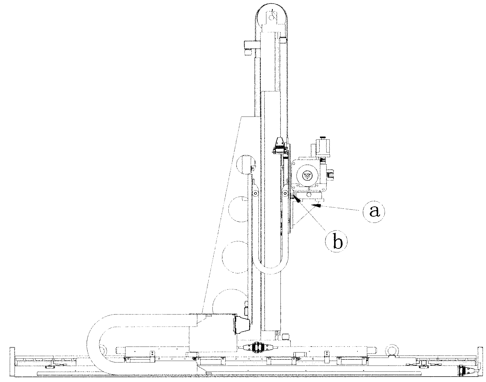 Antenna plane near-field test scanner