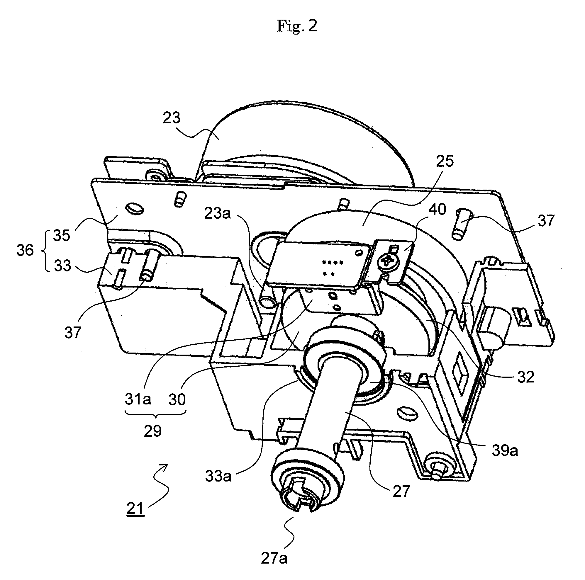 Drive Unit and Image Forming Apparatus Equipped with the Same