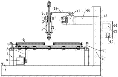 Multi-angle drilling device for motor production