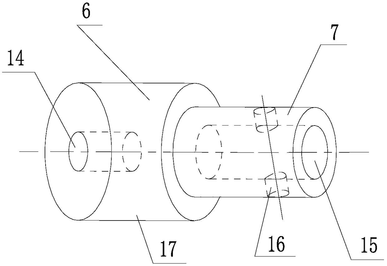 Non-contact laser processing spring piece chuck for irregular polyhedron