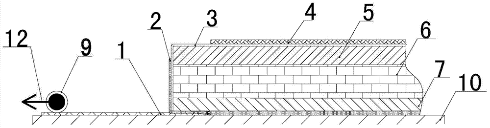 A kind of sandwich structure composite material forming method