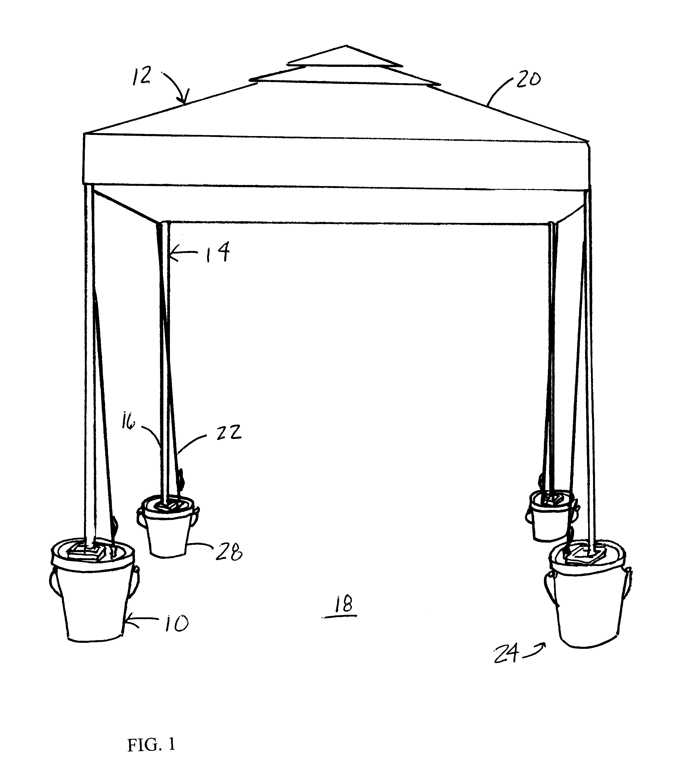 Anchoring system for portable shelters and the like