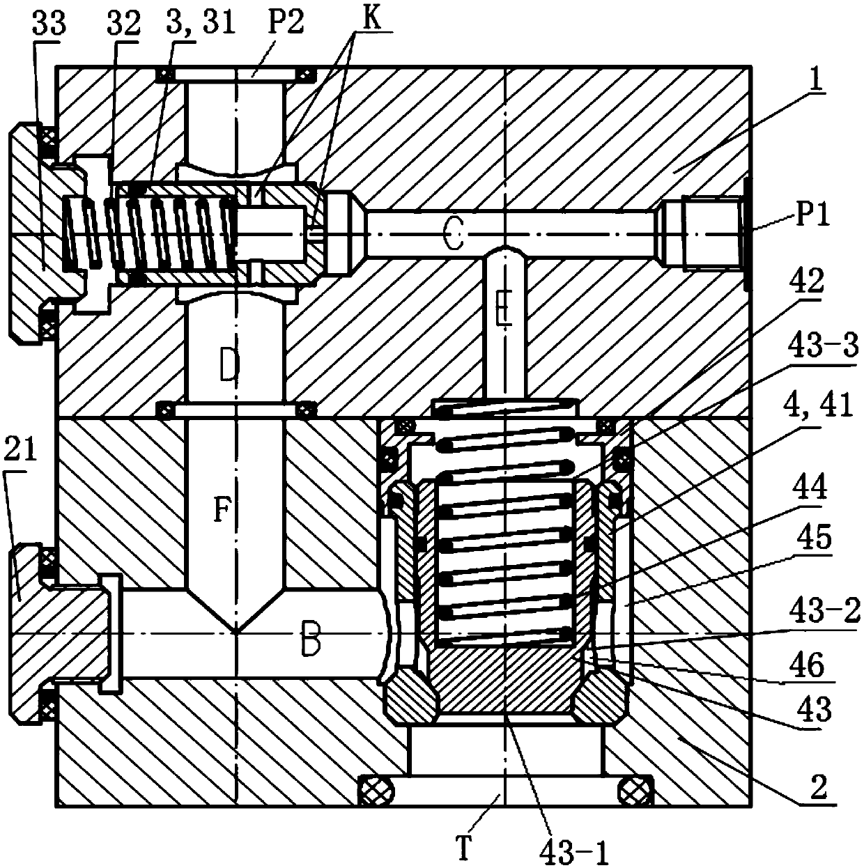 Hydraulic quick release valve for brake cylinder of monorail crane