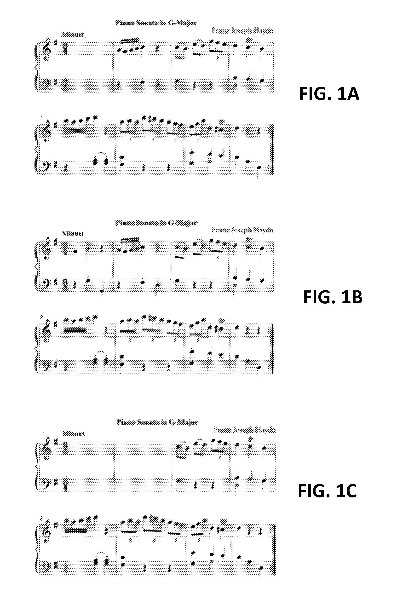 Method and device for training a user to sight read music