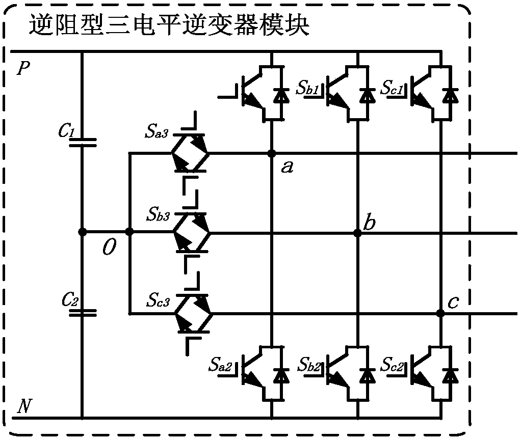 Energy storage grid-connected converter based on reverse resistance type three-level and its control method