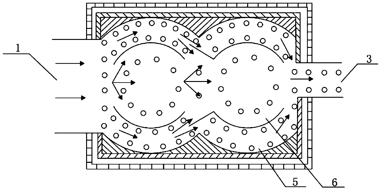 H-shaped warping sheet economizer