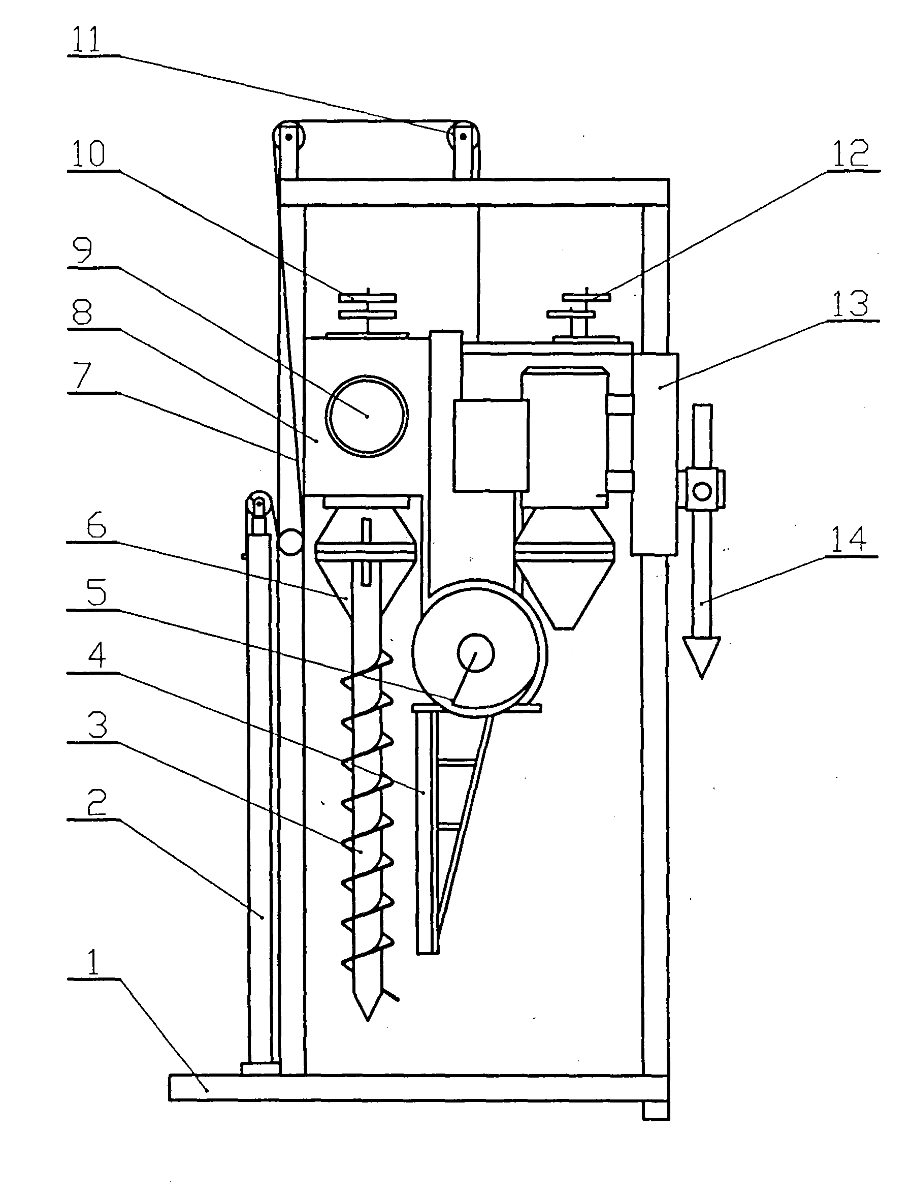 Yam harvesting and planting dual-purpose machine