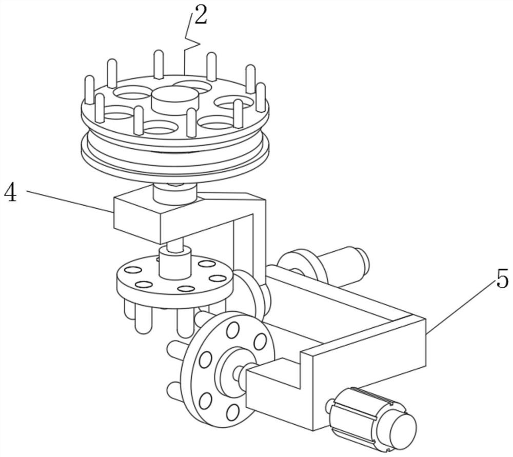 Reversing connection transmission structure for multi-section machine