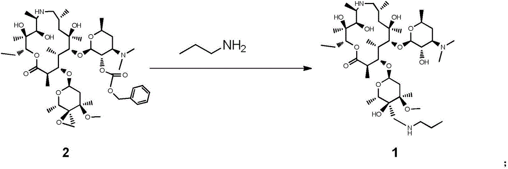 Tulathromycin A synthesis method