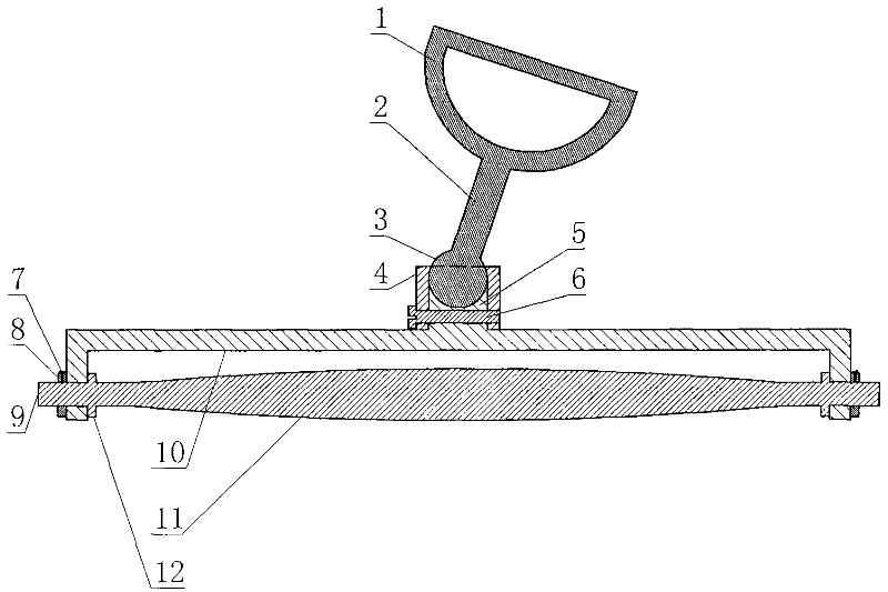 Handle-frame-type rolling pole