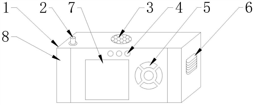 An energy-saving electrical fire detector dedicated to electrical equipment