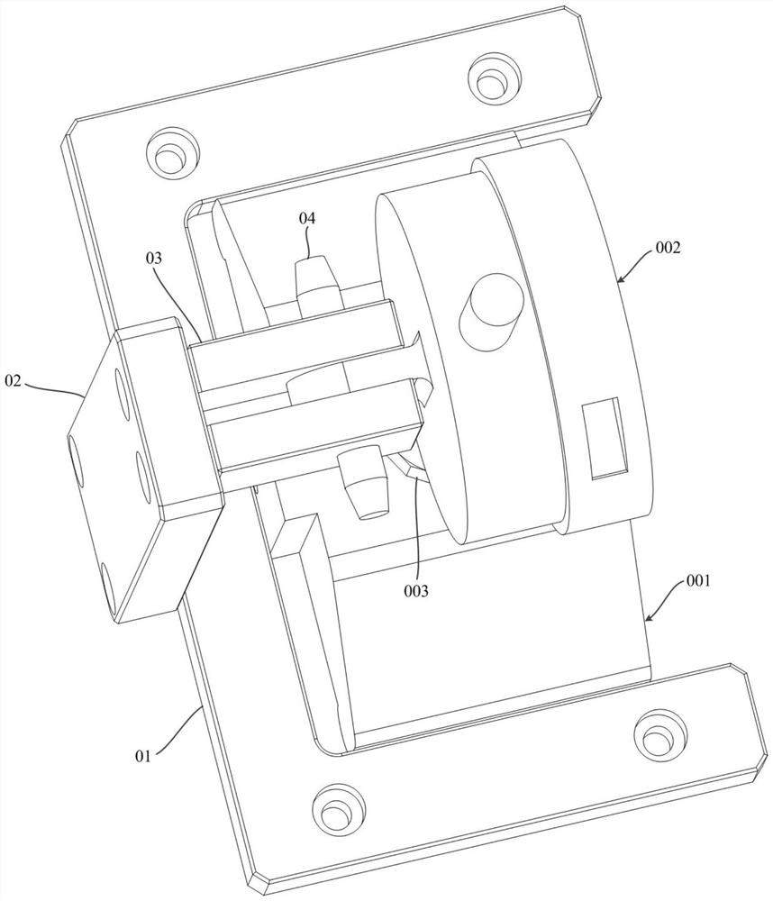 Rapid positioning and mounting device for dial gauge of tensiometer