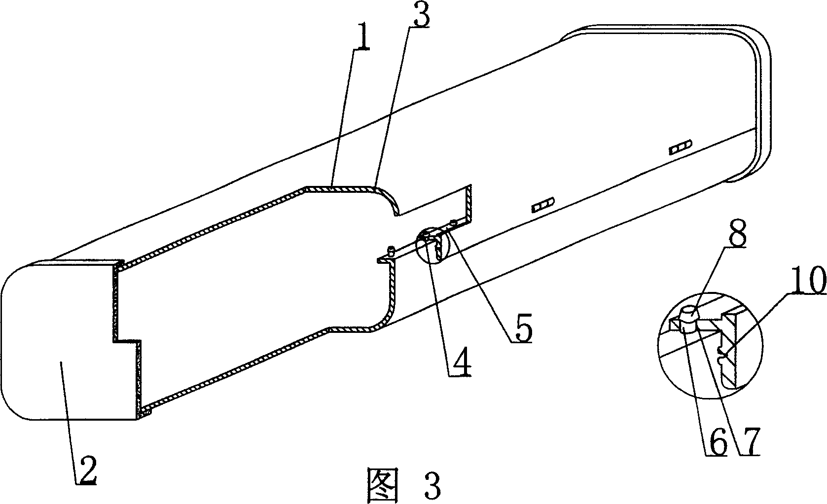 Plastic thin wall pipe