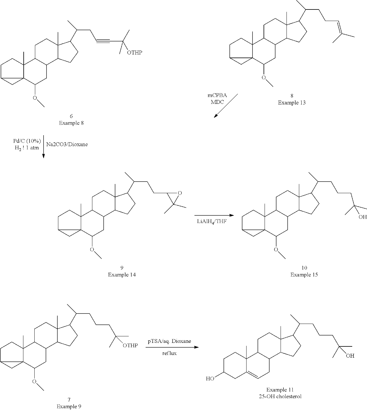 Novel method for synthesizing 25-oh cholesterol/calcifediol from phytosterol