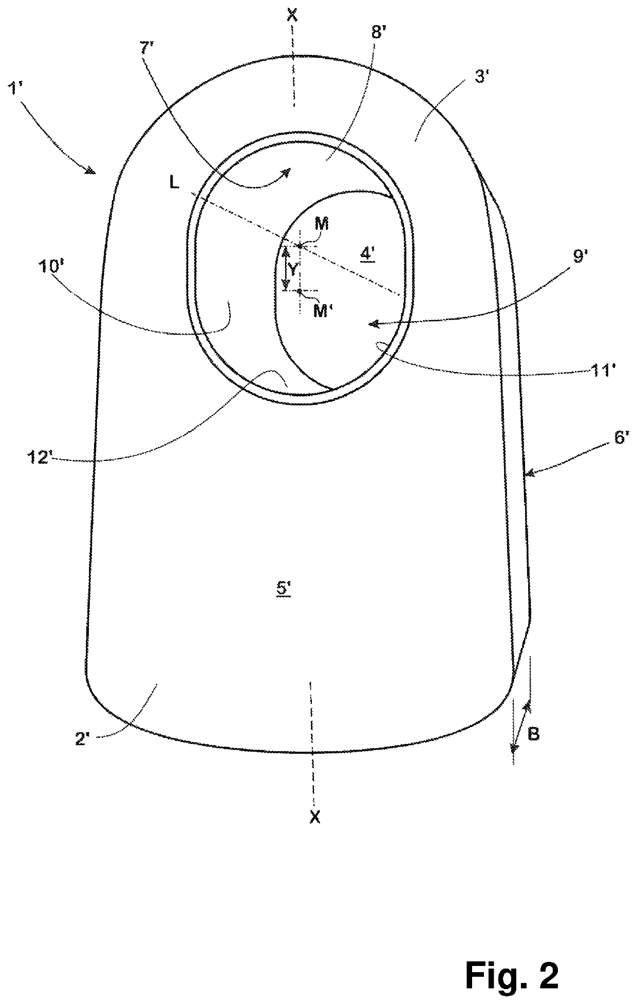 Striking tool and rotor fitted therewith for a machine for crushing metal objects or stone materials