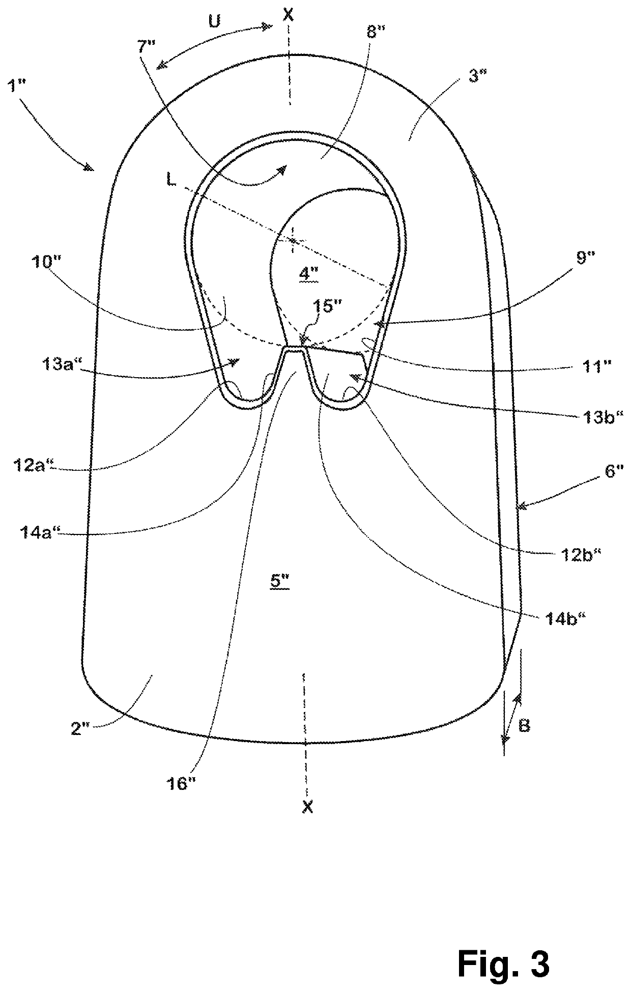 Striking tool and rotor fitted therewith for a machine for crushing metal objects or stone materials