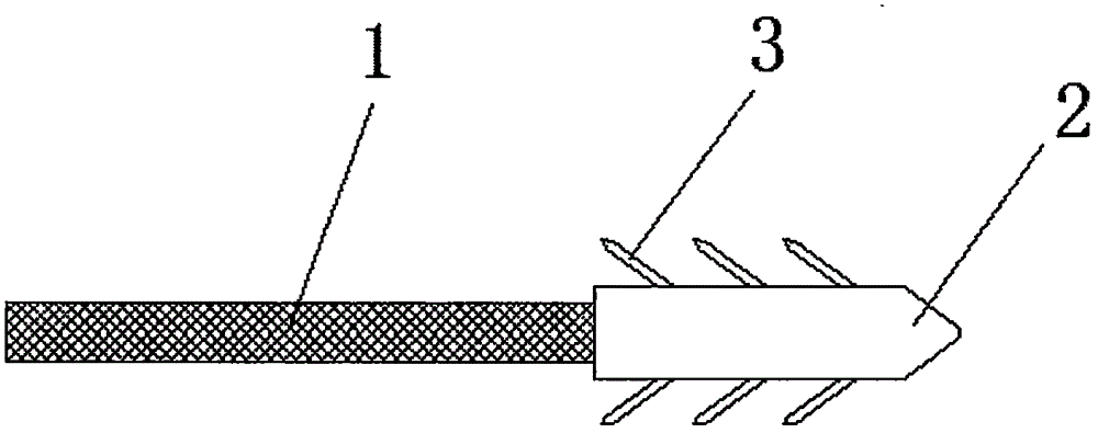 Geotechnical slope reinforcing device