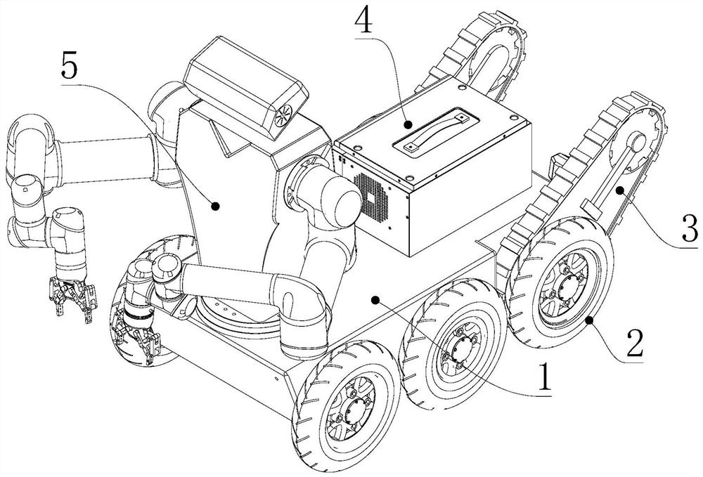 Wheel-track type mobile robot