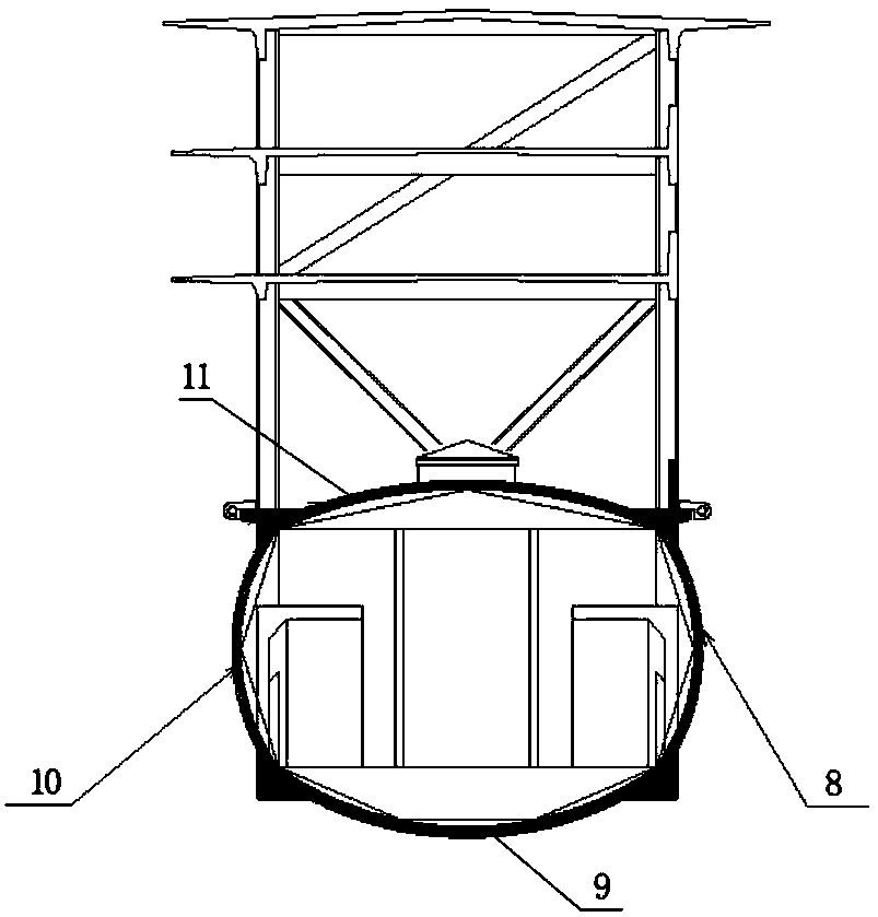 Prefabricated a-type floating island