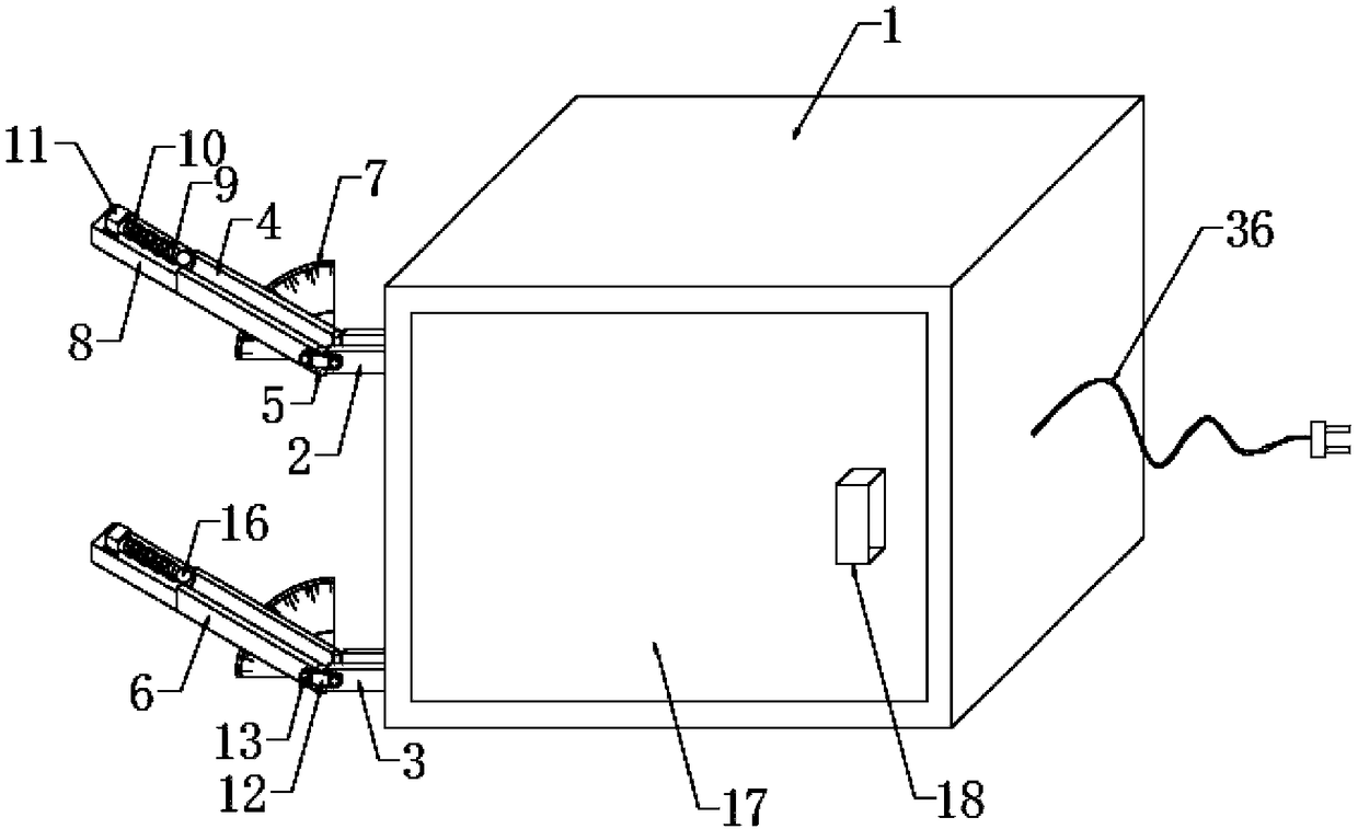 Physical horizontal projection motion verification experimental device