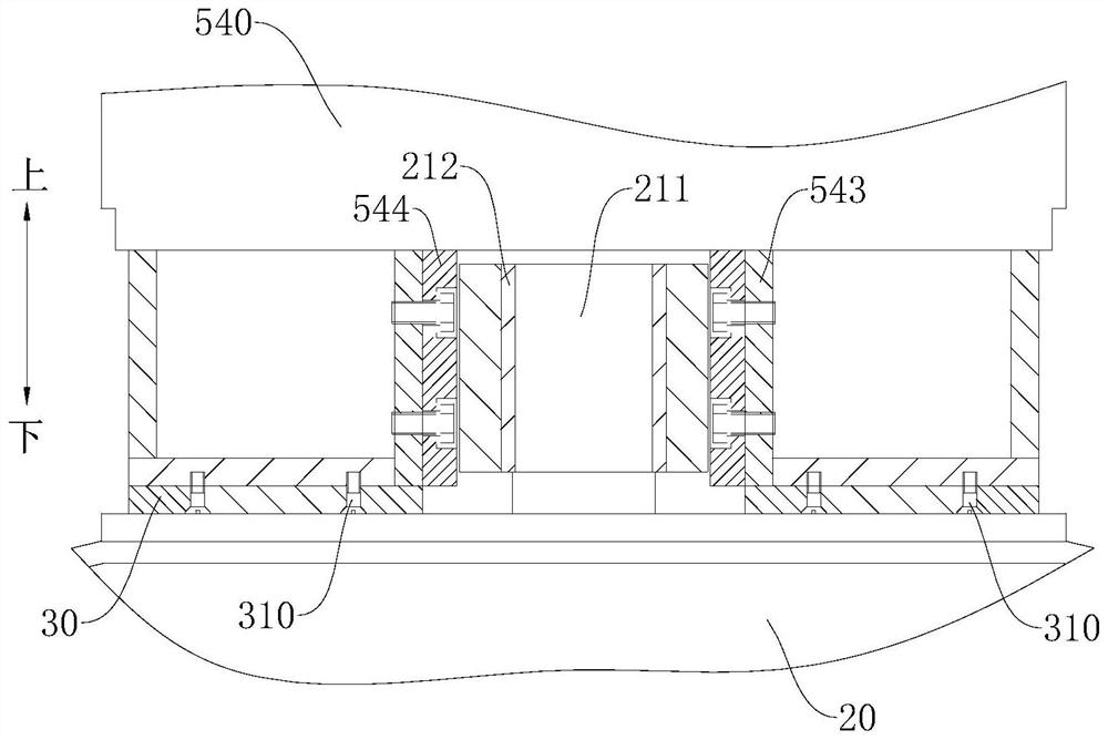 A trolley assembly and a track assembly for driving the movement of a turnout beam