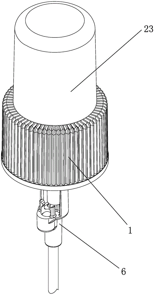 Universal lotion pump with outside mounted spring