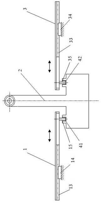 Follow-up compensation mechanism for continuous variable sideslip angle wind tunnel test