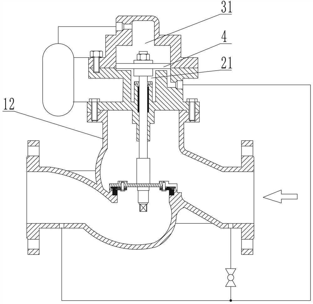 Pneumatic type pipe explosion safety valve and method