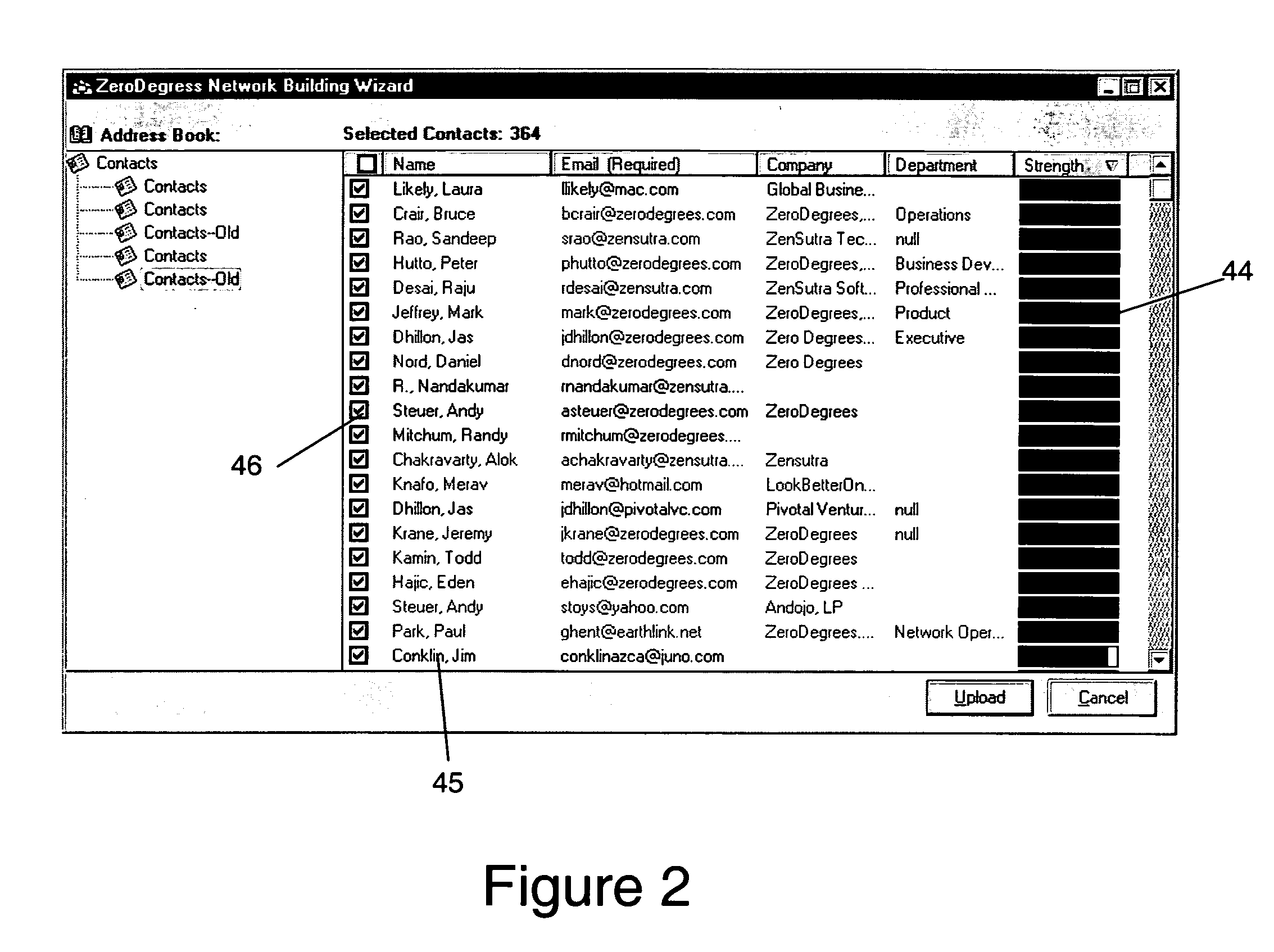 Method and apparatus for creating relationships over a network