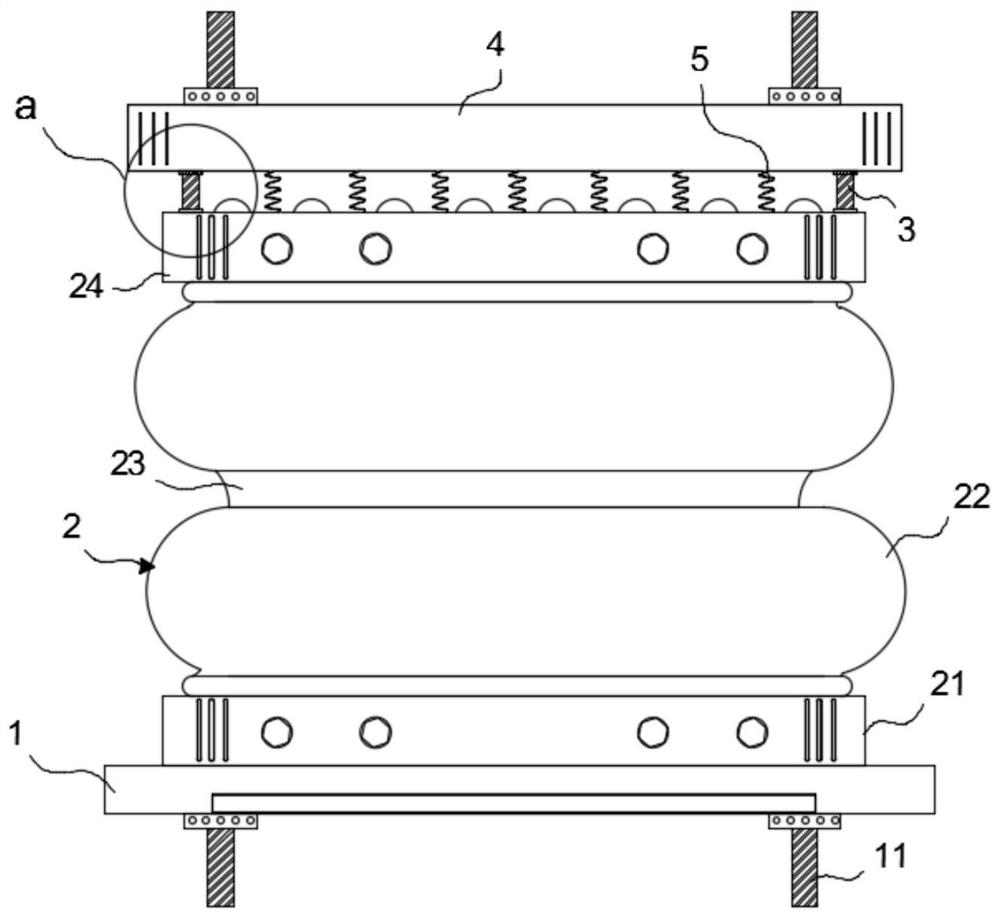 Air spring damping device and damping method thereof