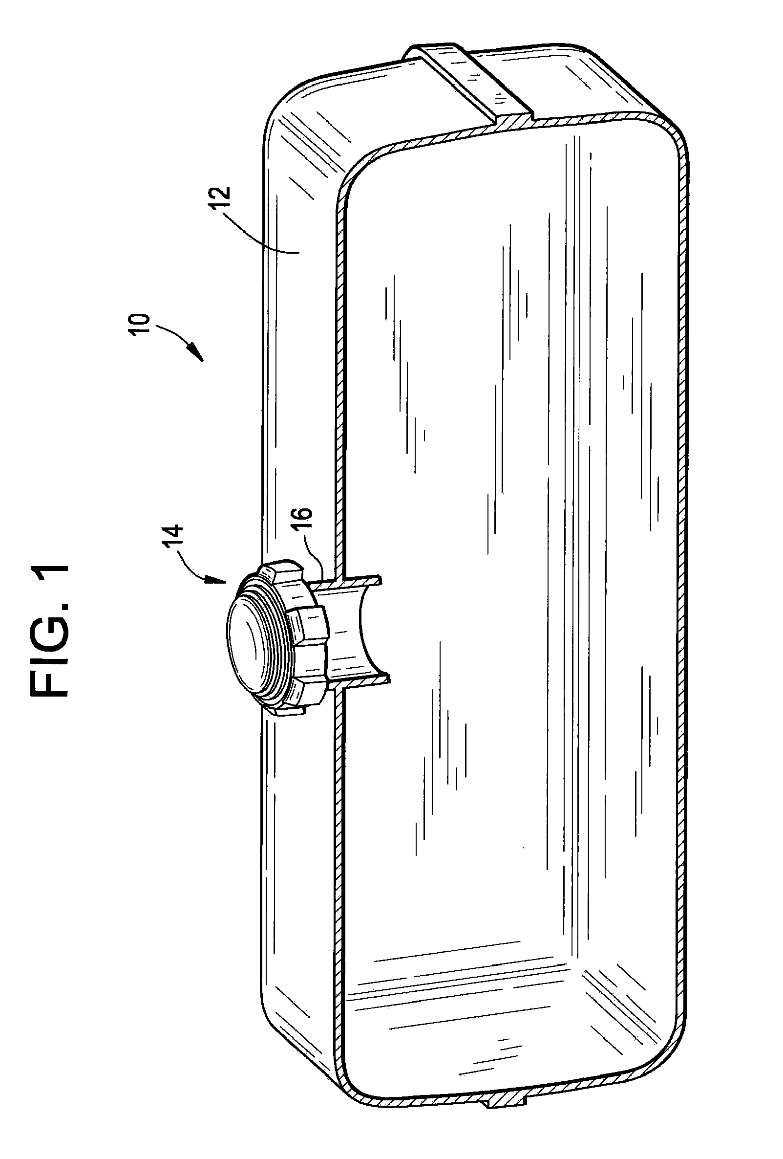 Fuel tank vent including a membrane separator