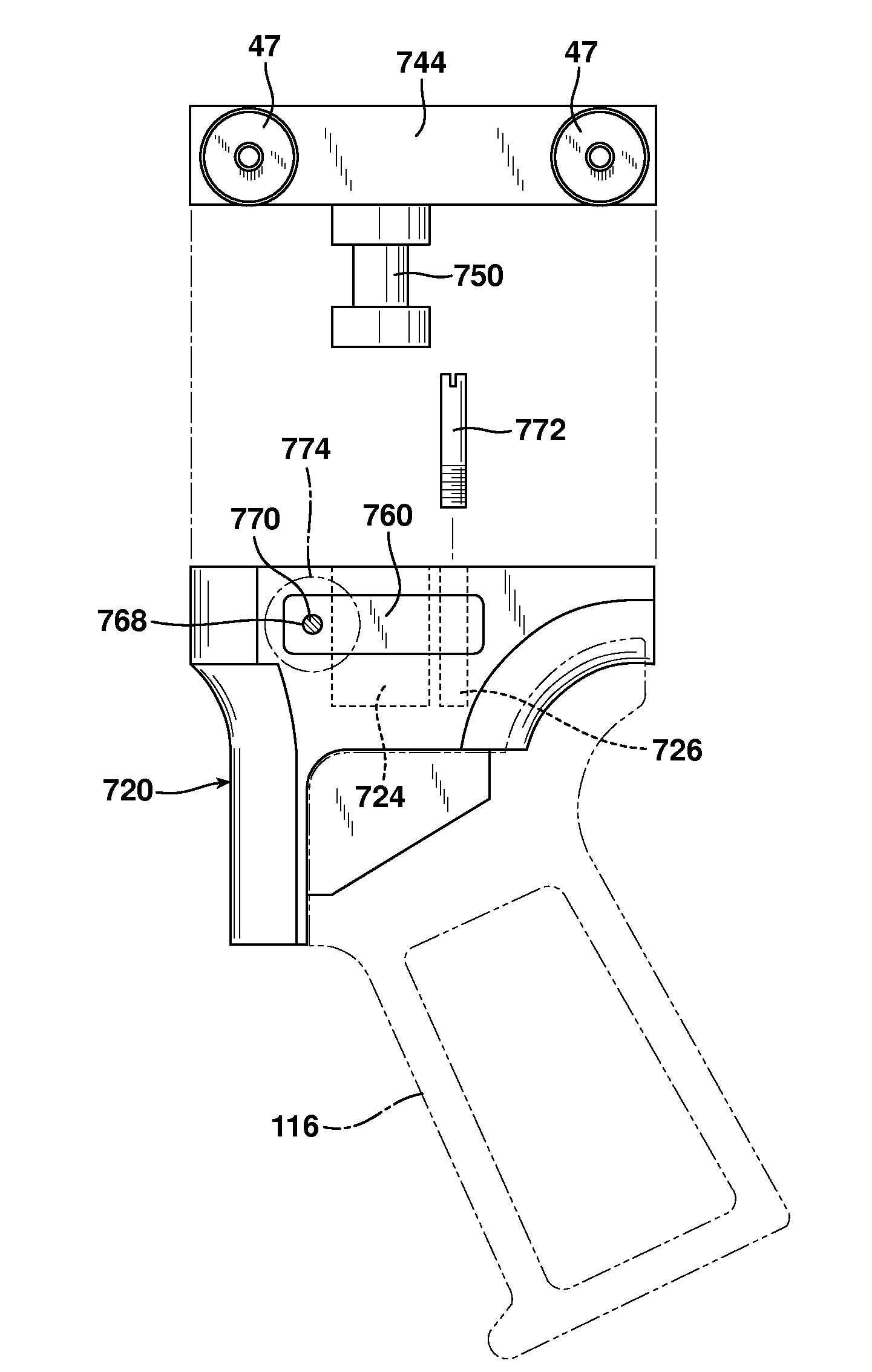 Firearm handgrip adapter
