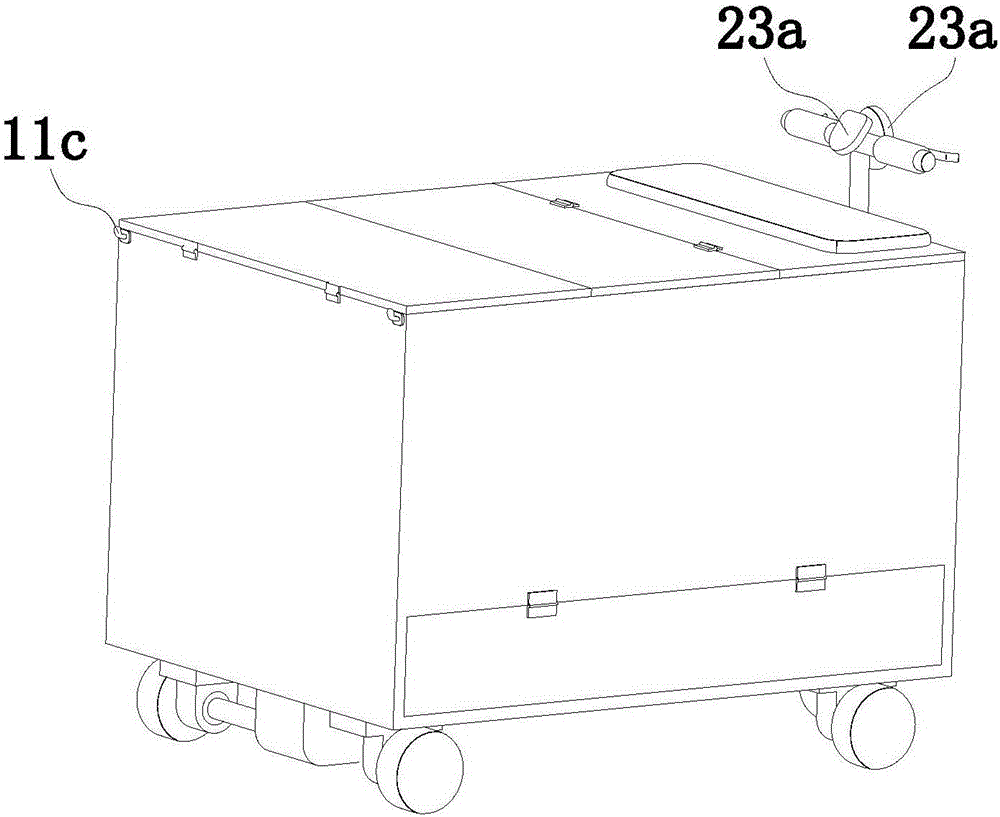 Drawing type electric outdoor exercise instrument case capable of being used instead of walking