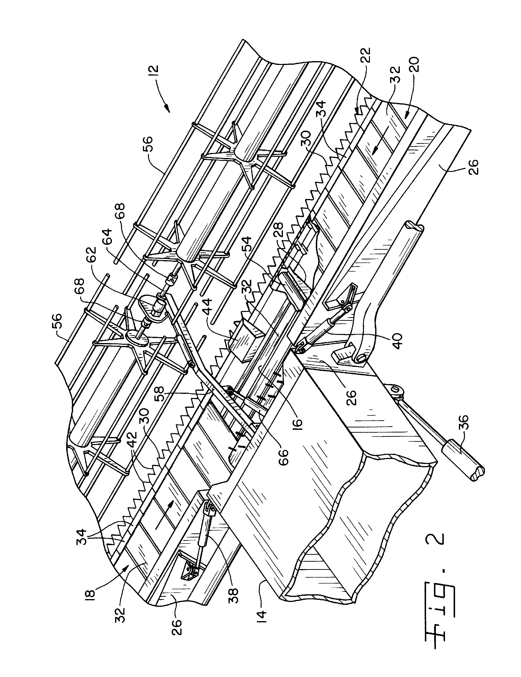 Sectionalized belt guide for draper belt in an agricultural harvesting machine