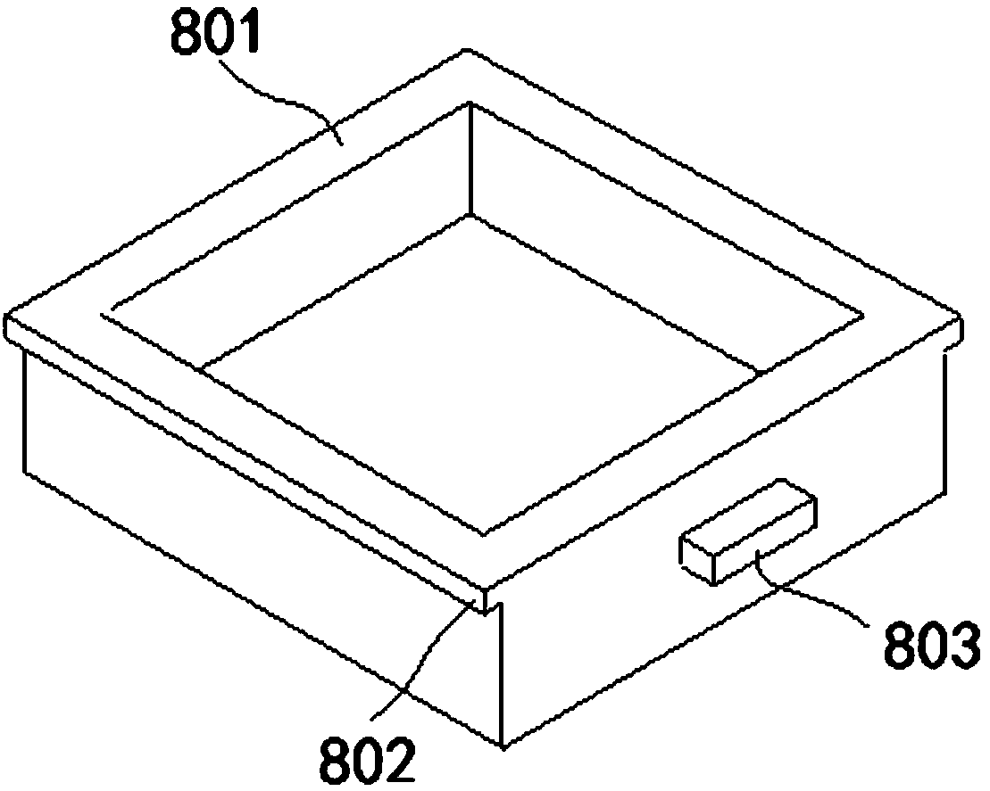 A steel sheet clamping device for laser cutting